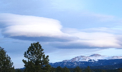 Clouds & Pikes Peak